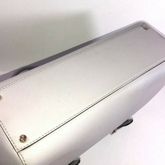 Kate Spade NY Charlotte Street Reena Tote Bag Stone Ice Gray Shoulder Purse - Picture 14 of 16